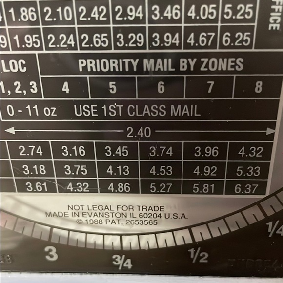 Gray Mechanical Postal Scale - Picture 9 of 9